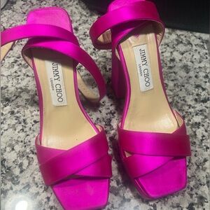 Jimmy Choo heels, size 38. Good condition, barely worn!